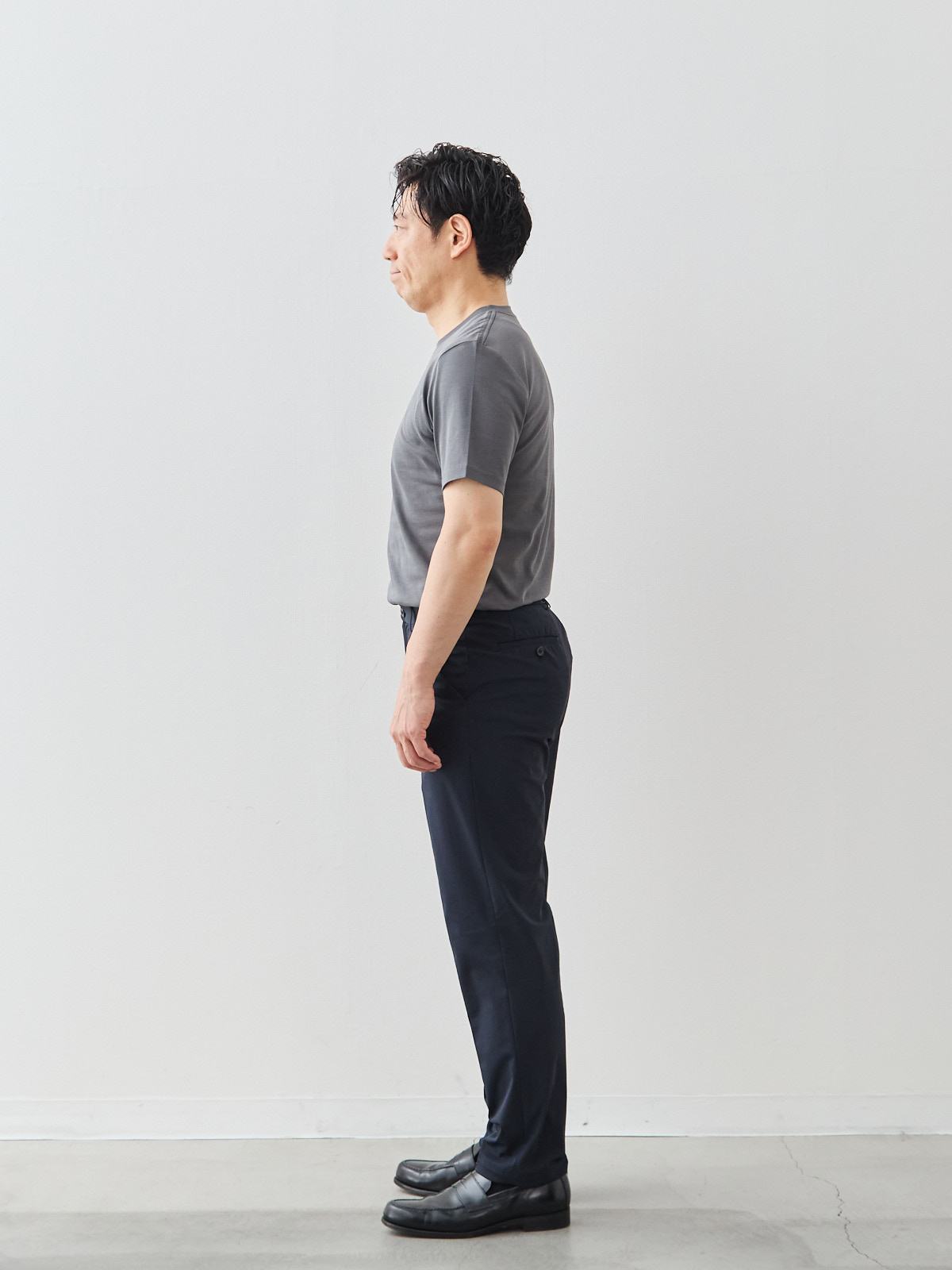 モデル 171cm 70kg ウエスト85cm サイズ M