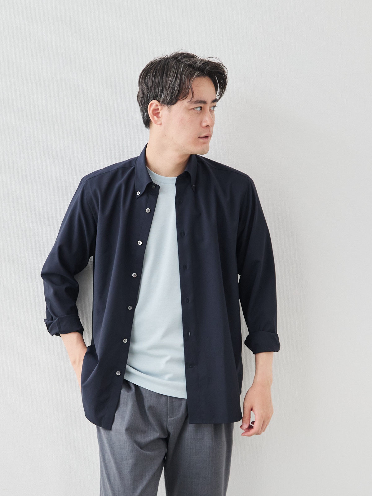 モデル 181cm 71kg ウエスト82cm サイズ L