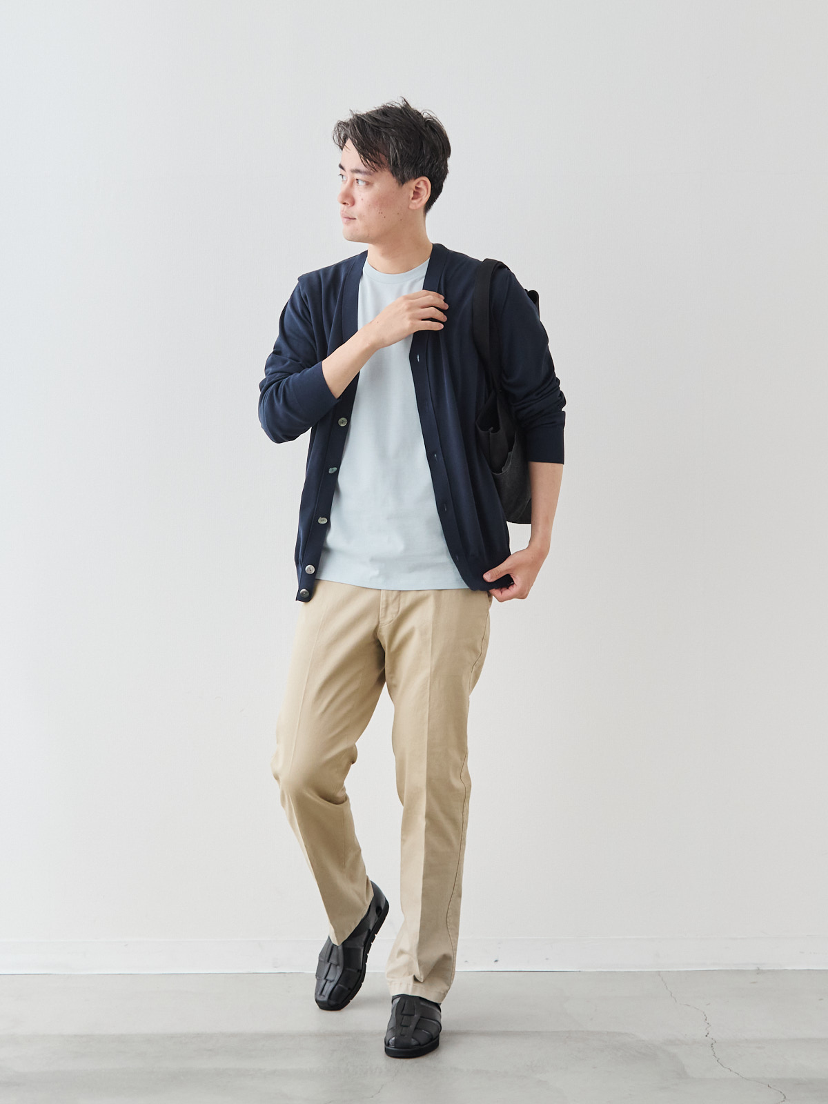 モデル 181cm 71kg ウエスト82cm サイズ L