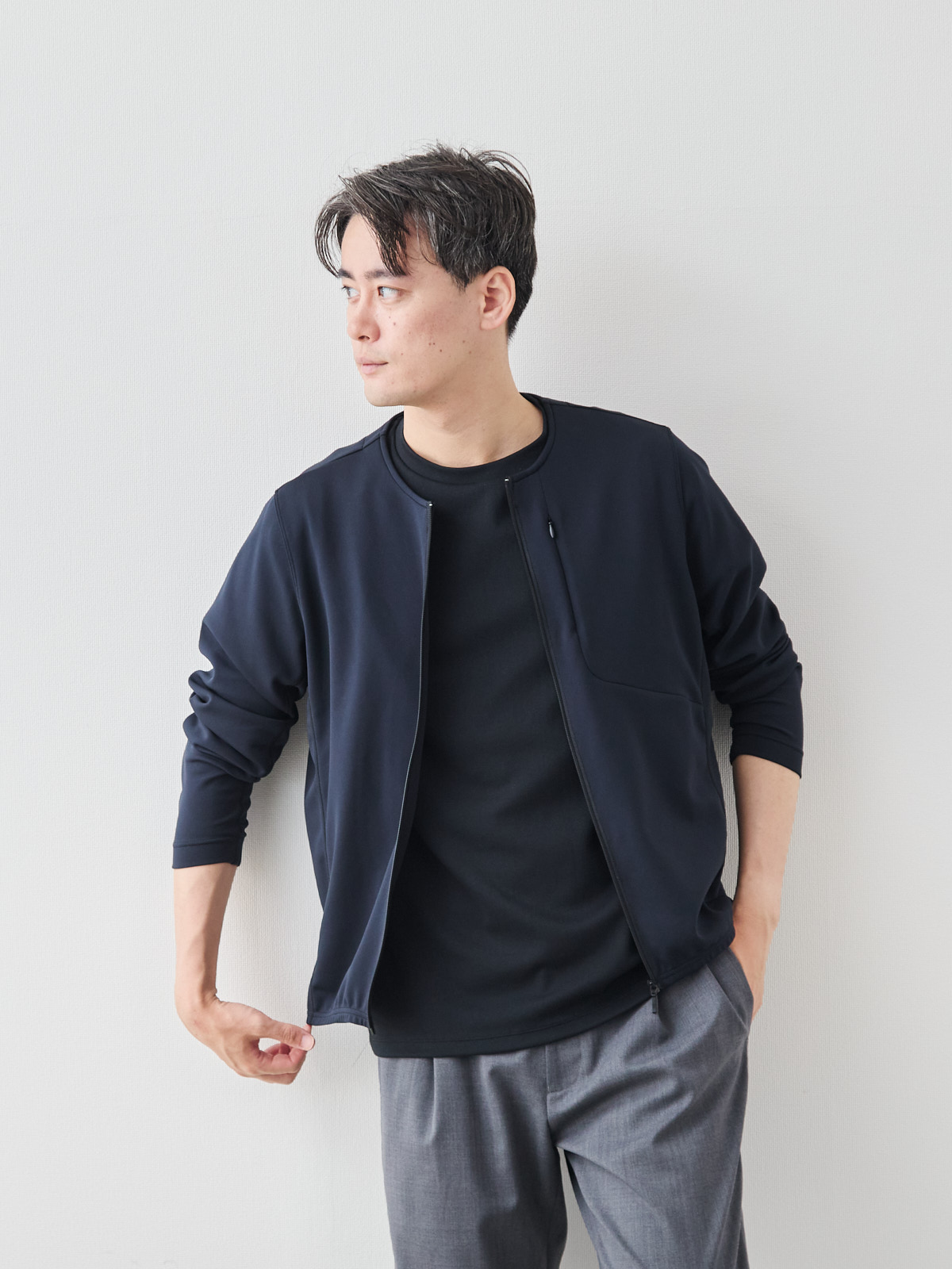 モデル 181cm 71kg ウエスト82cm サイズ L