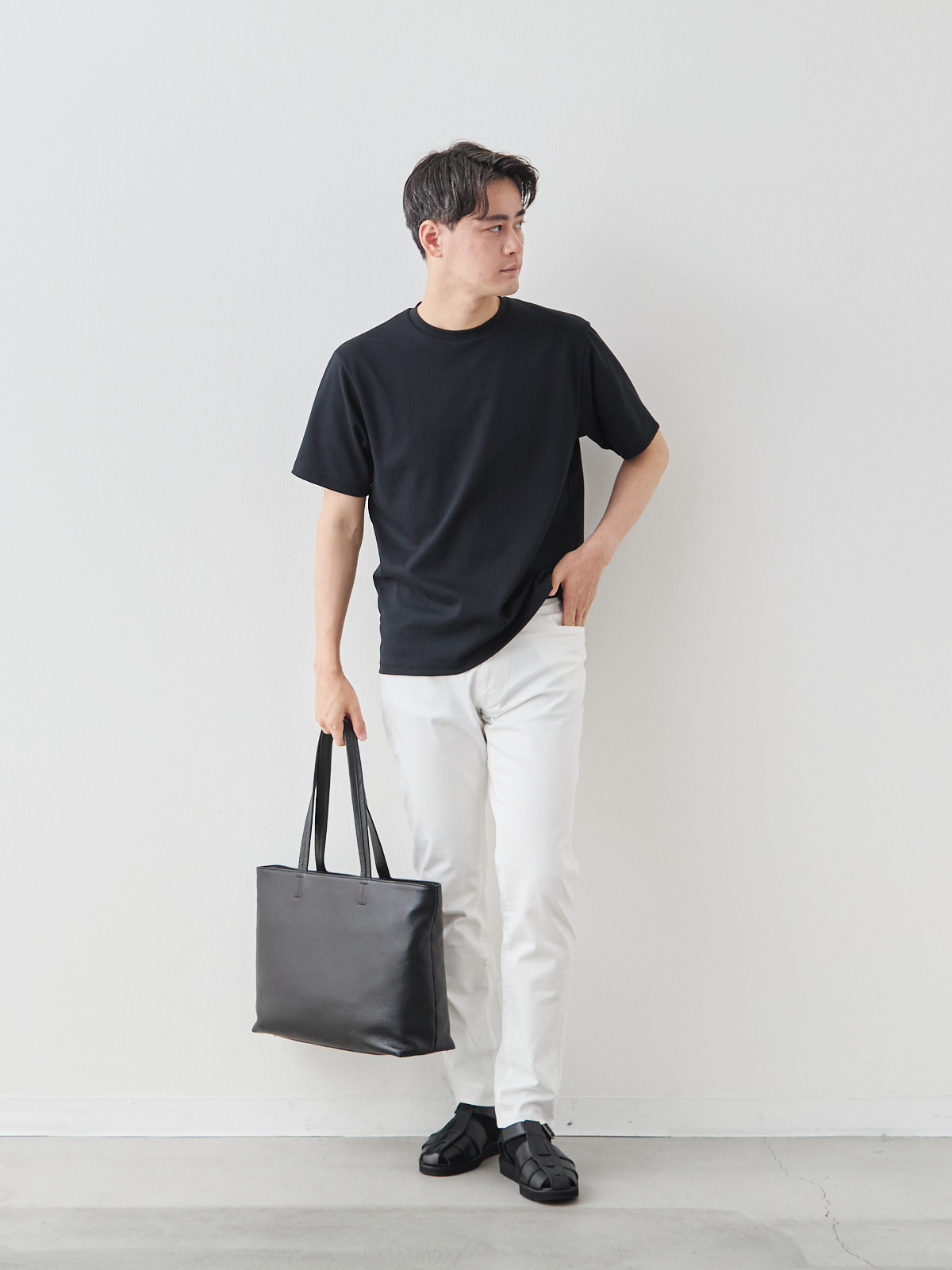 モデル 181cm 71kg ウエスト82cm サイズ L