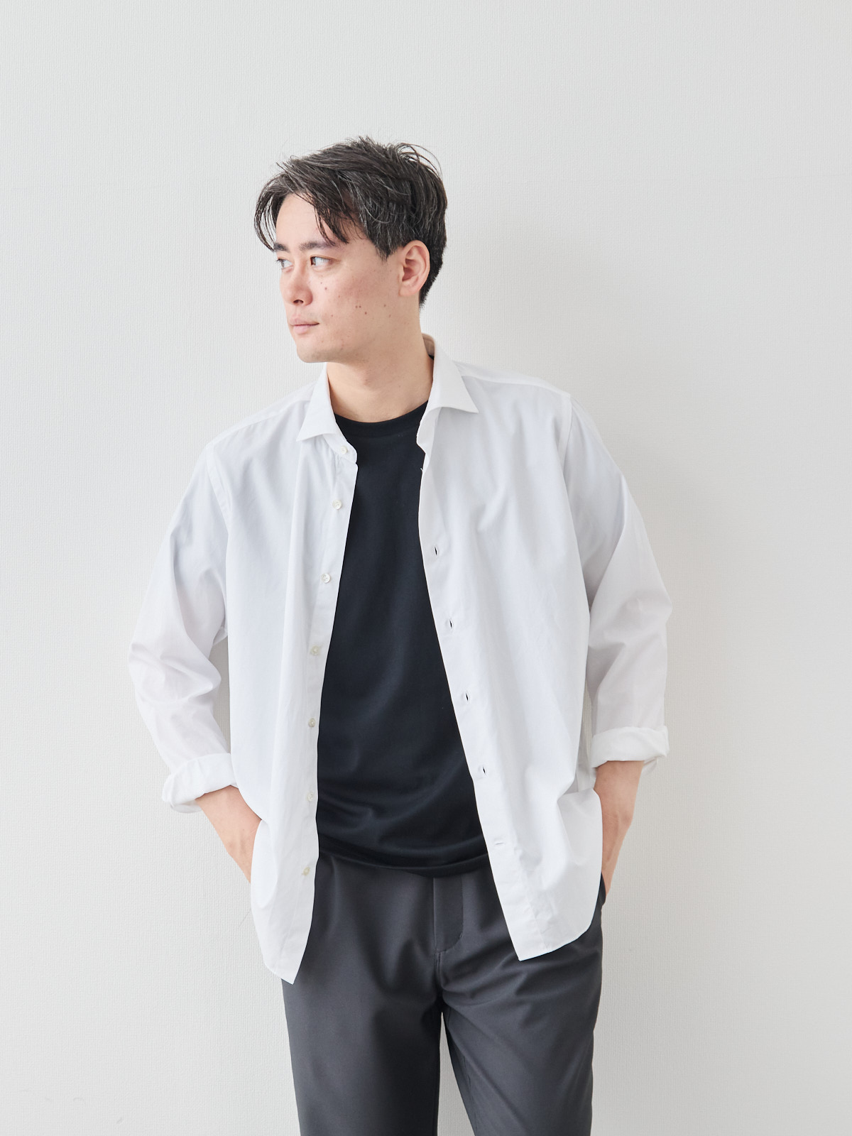 モデル 181cm 71kg ウエスト82cm サイズ L