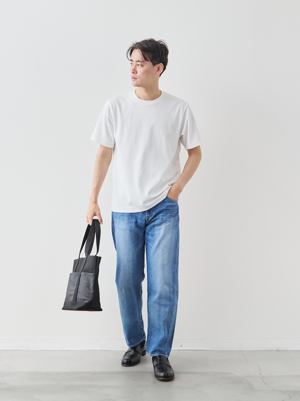 モデル 181cm 71kg ウエスト82cm サイズ L