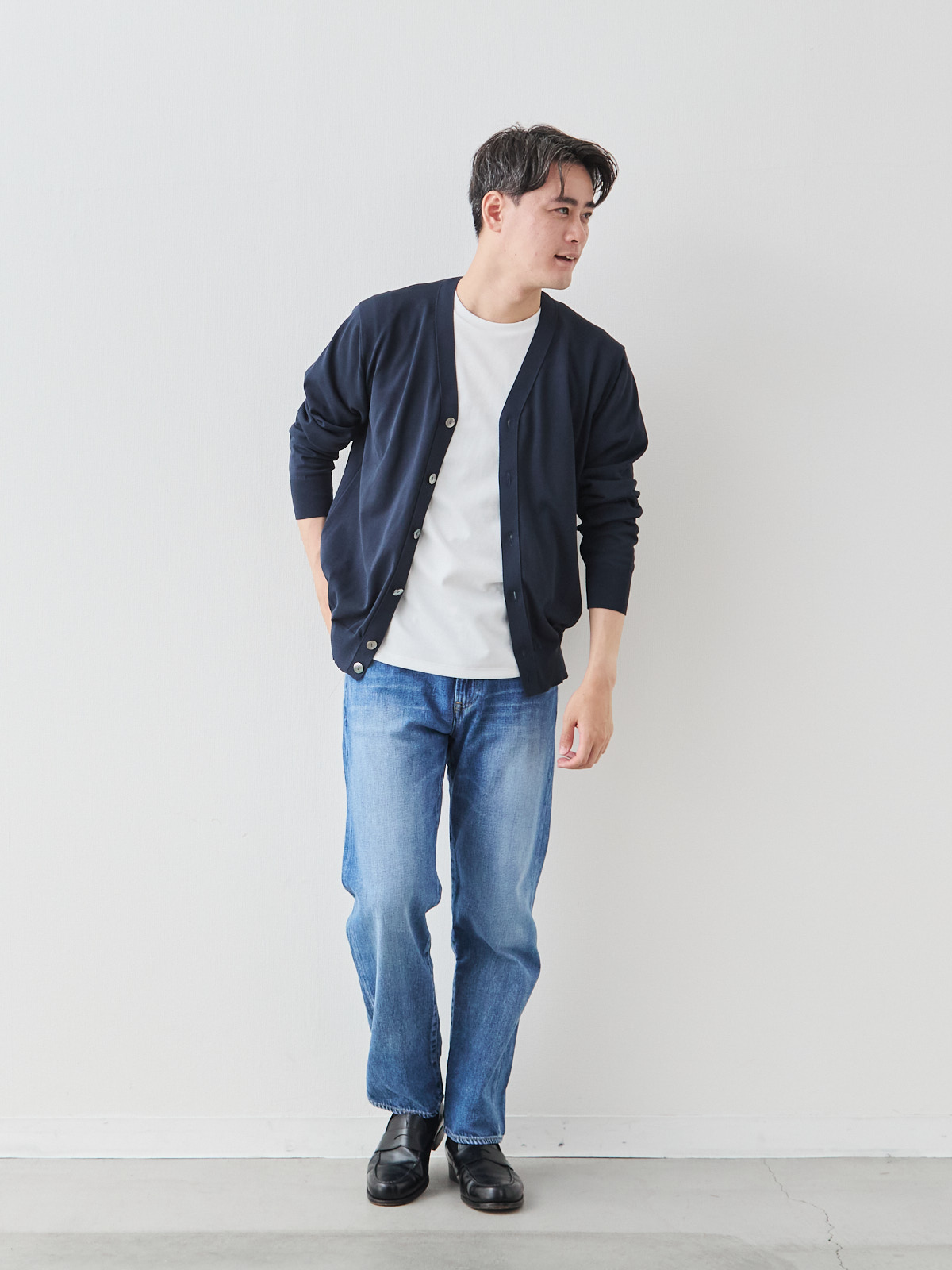 モデル 181cm 71kg ウエスト82cm サイズ L