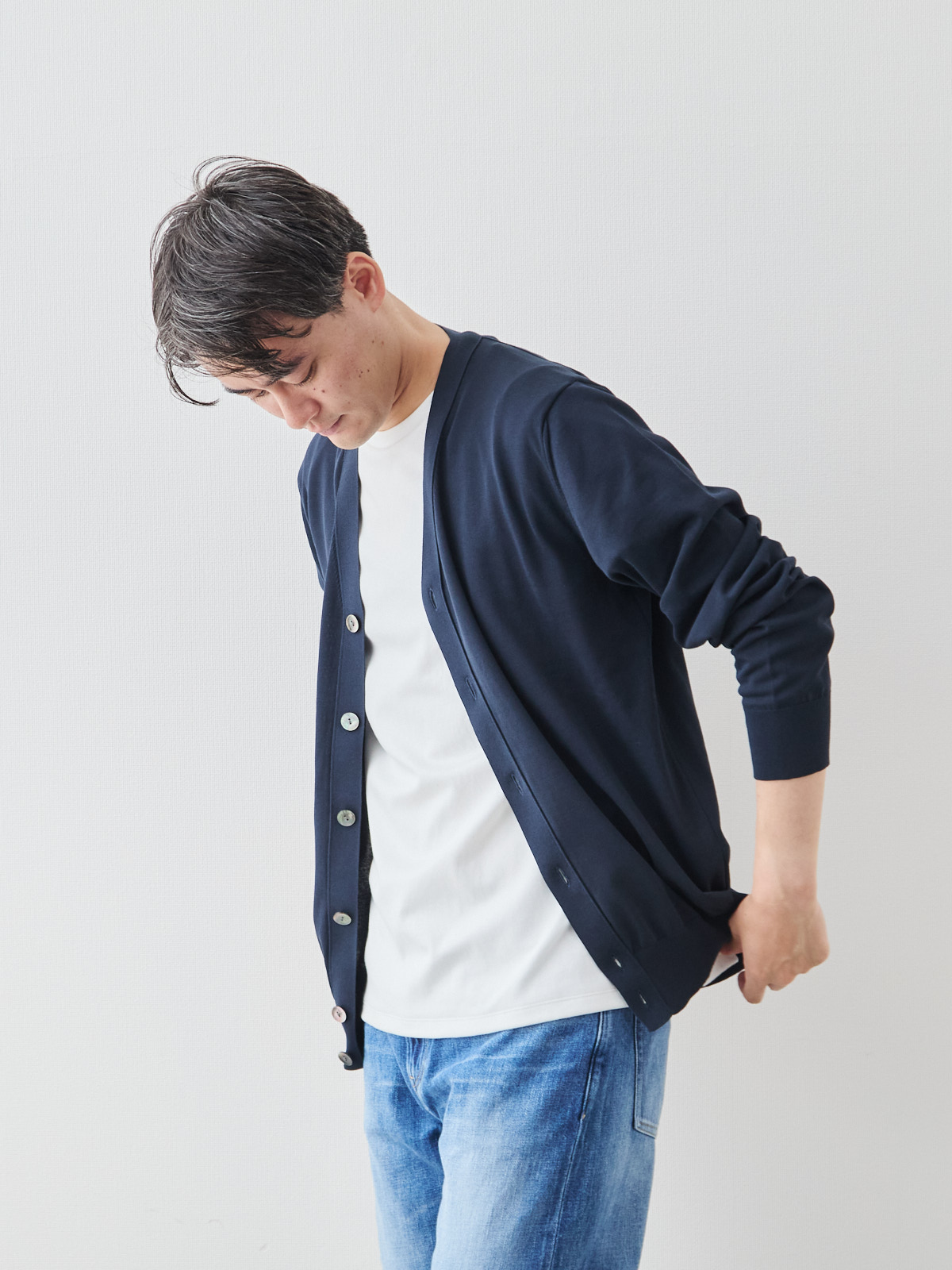 モデル 181cm 71kg ウエスト82cm サイズ L