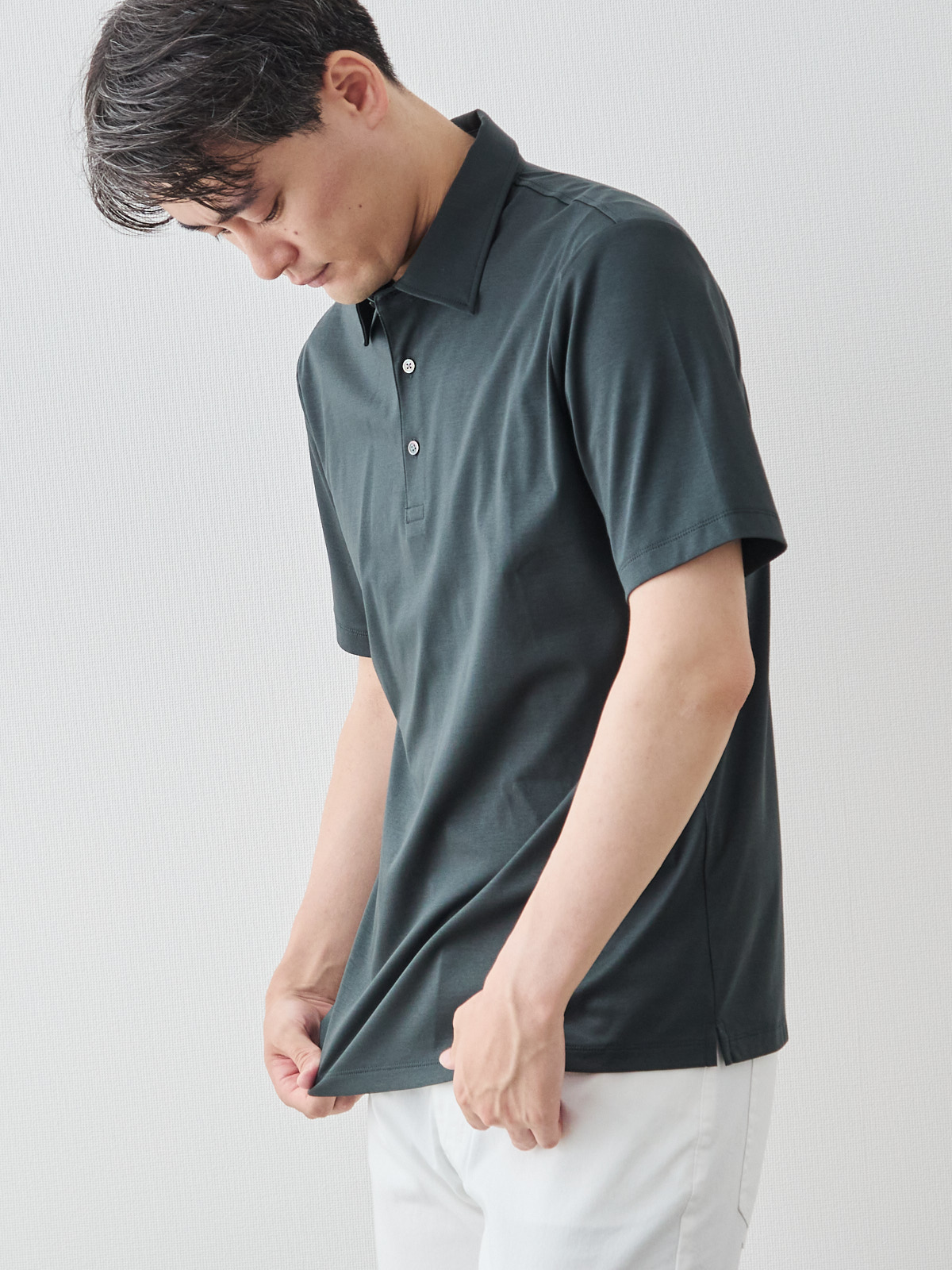 モデル 181cm 71kg ウエスト82cm サイズ L