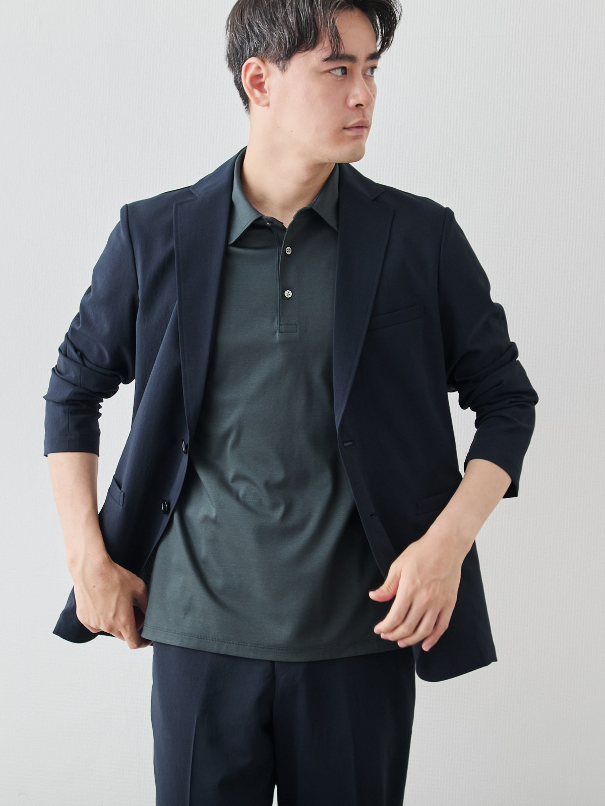 モデル 181cm 71kg ウエスト82cm サイズ L