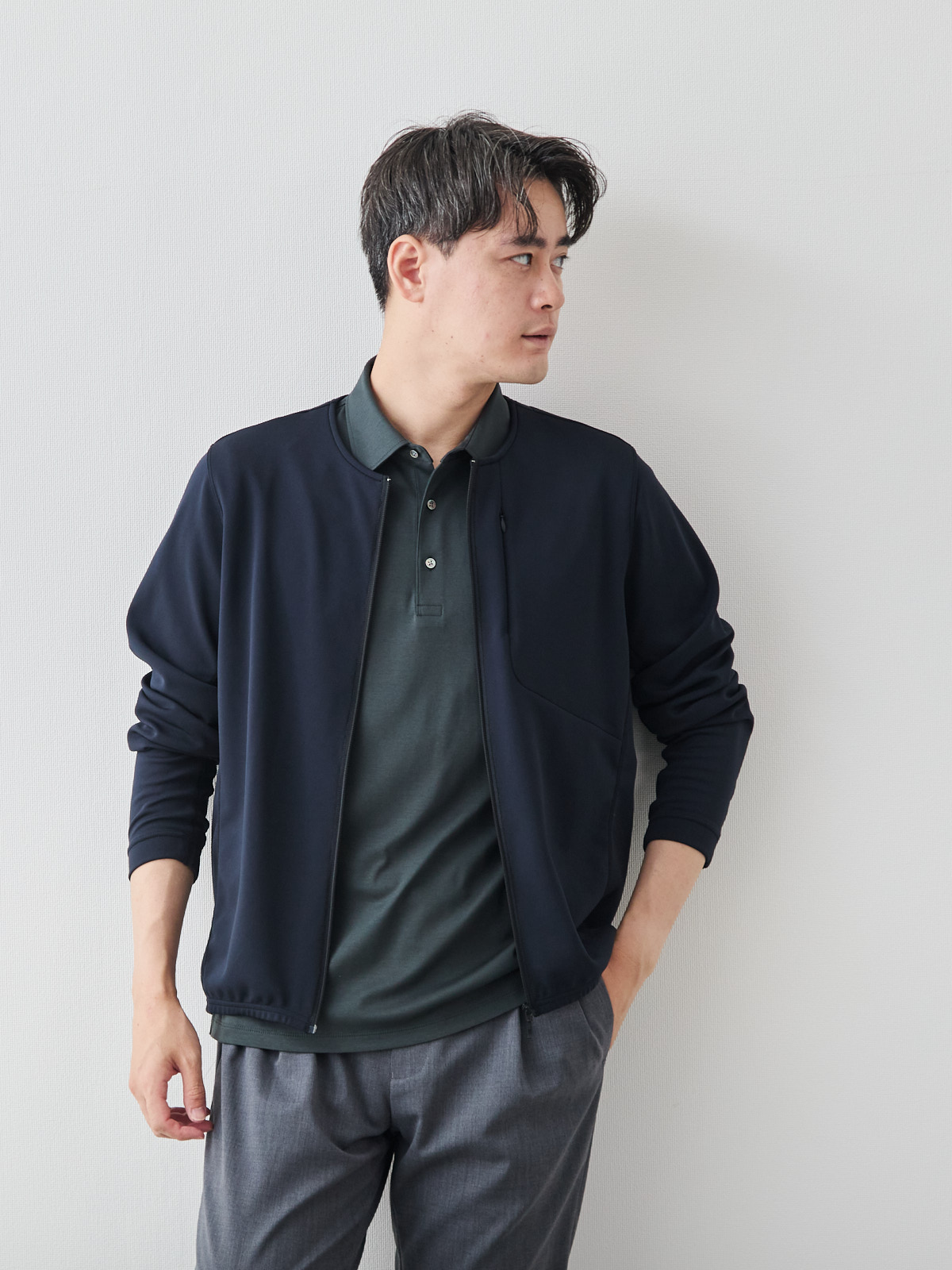 モデル 181cm 71kg ウエスト82cm サイズ L