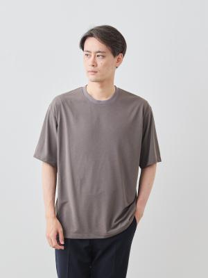 GASHI GASHI サマーTシャツ/マルチユース&ドライ/ブラウングレー