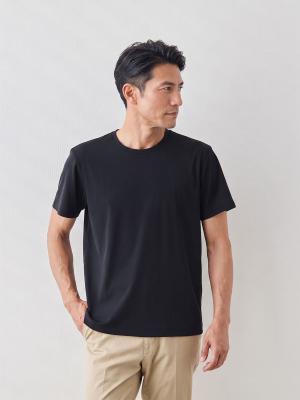 “風、抜ける” 冷ヤシャリ コットンTシャツ/超冷感