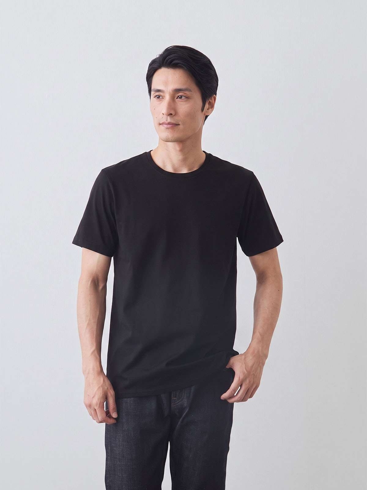 “Dress Tシャツ” スペシャリティコットン シルクタッチ半袖