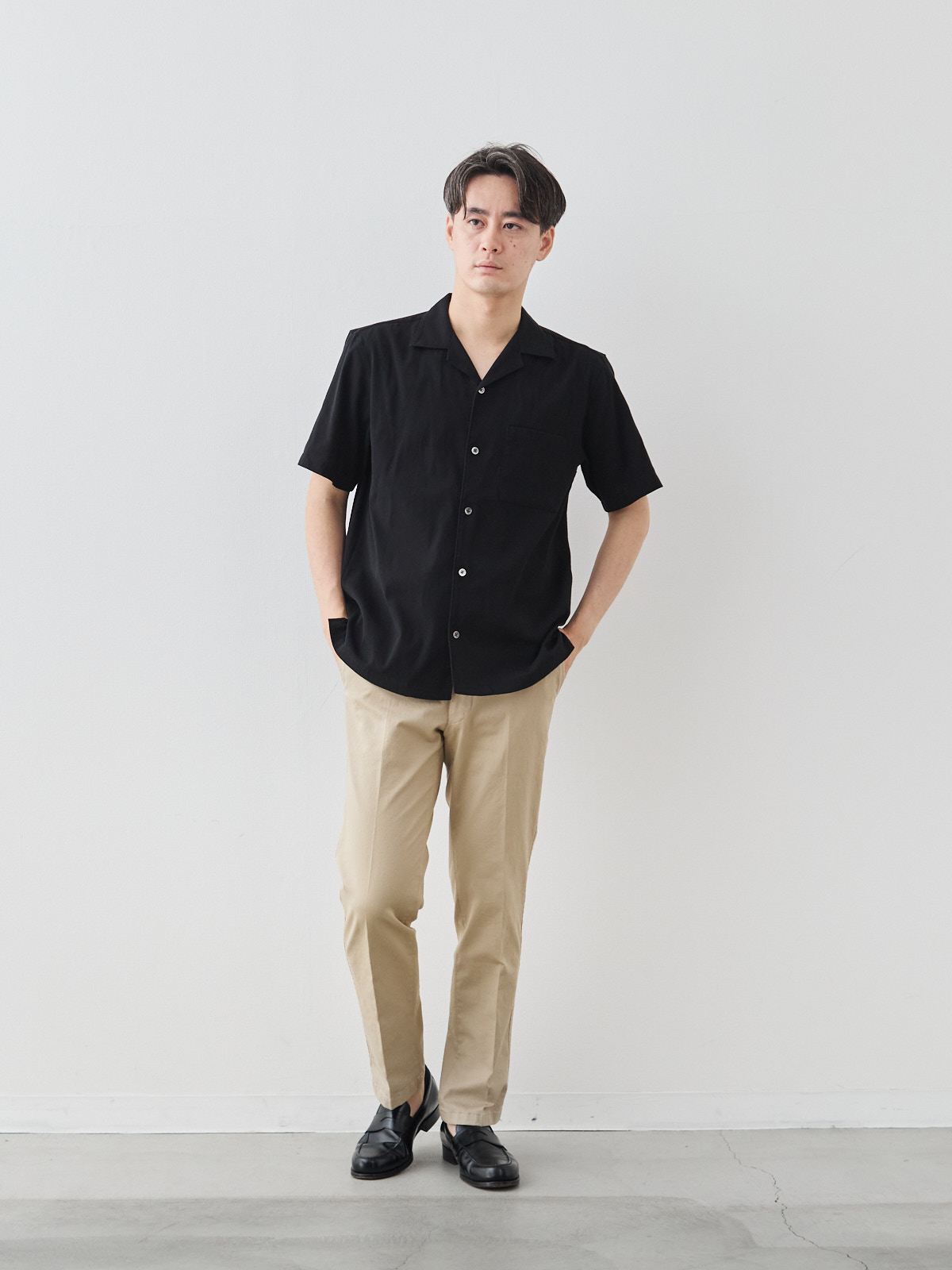 モデル 181cm 71kg ウエスト82cm サイズ L