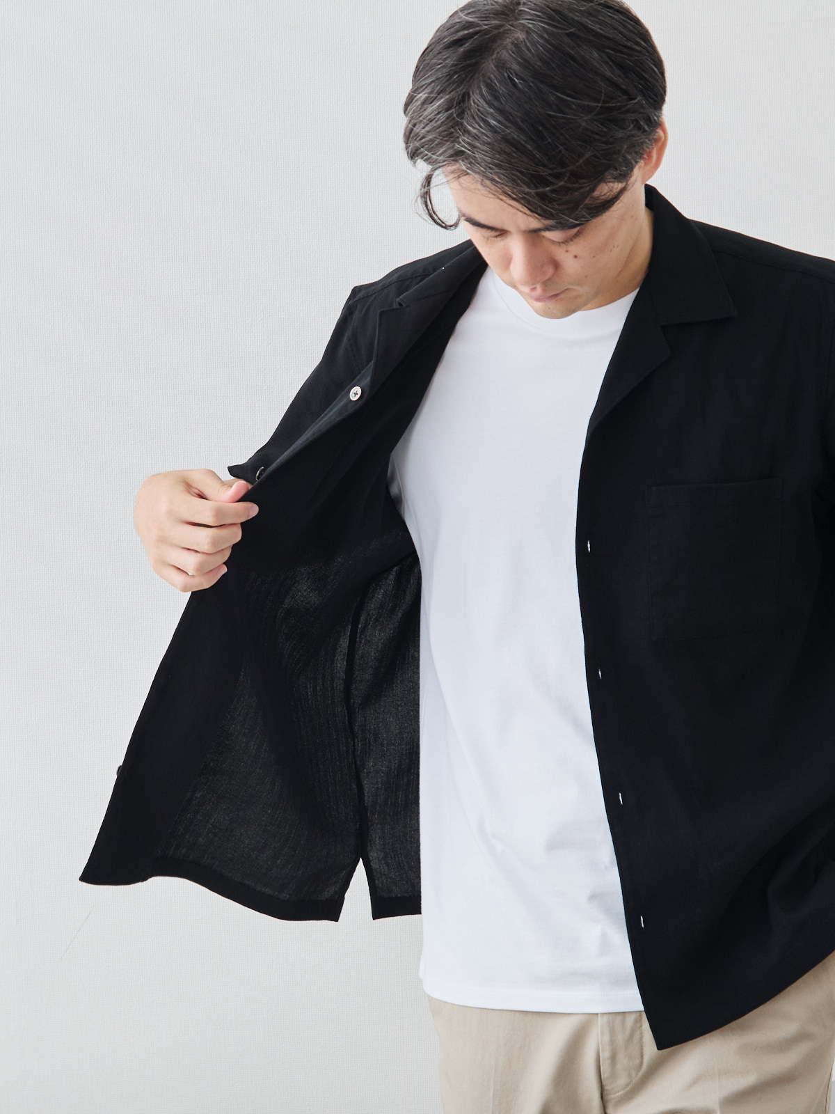 モデル 181cm 71kg ウエスト82cm サイズ L