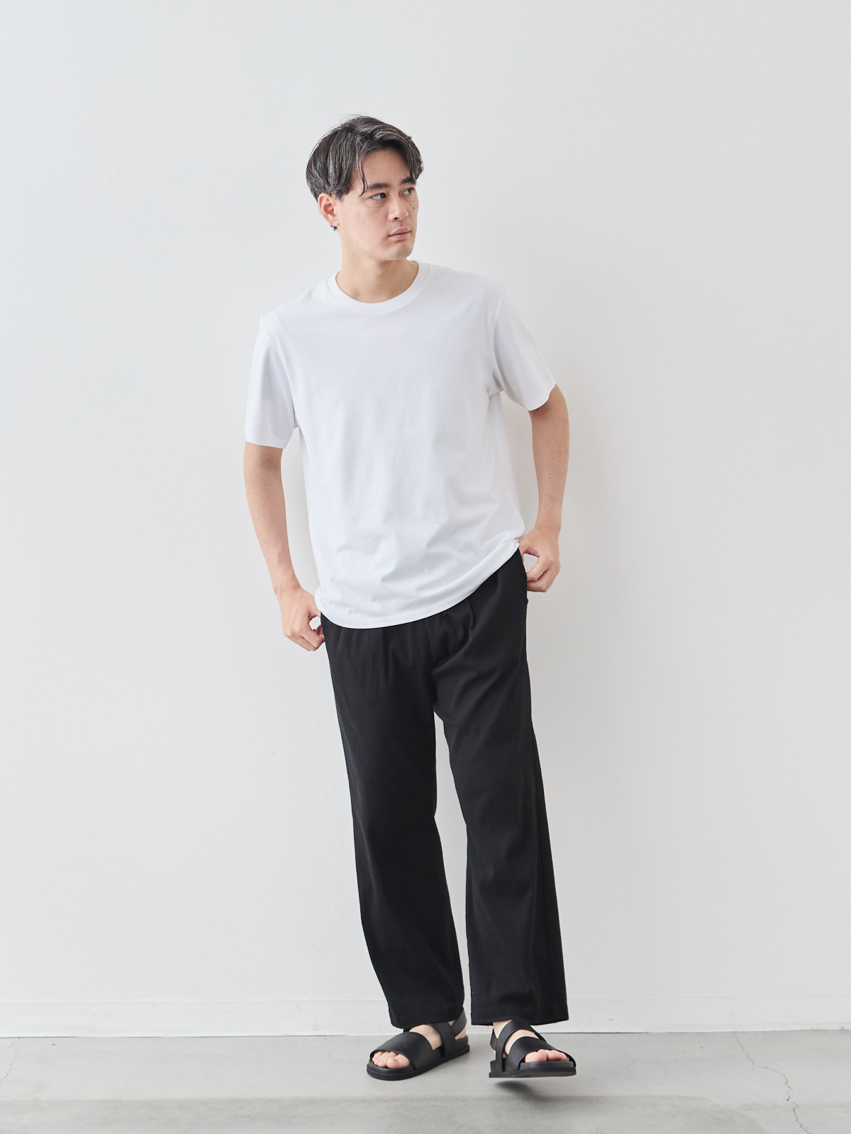 モデル 181cm 71kg ウエスト82cm サイズ L