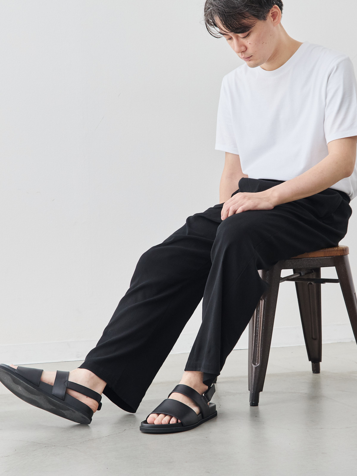 モデル 181cm 71kg ウエスト82cm サイズ L