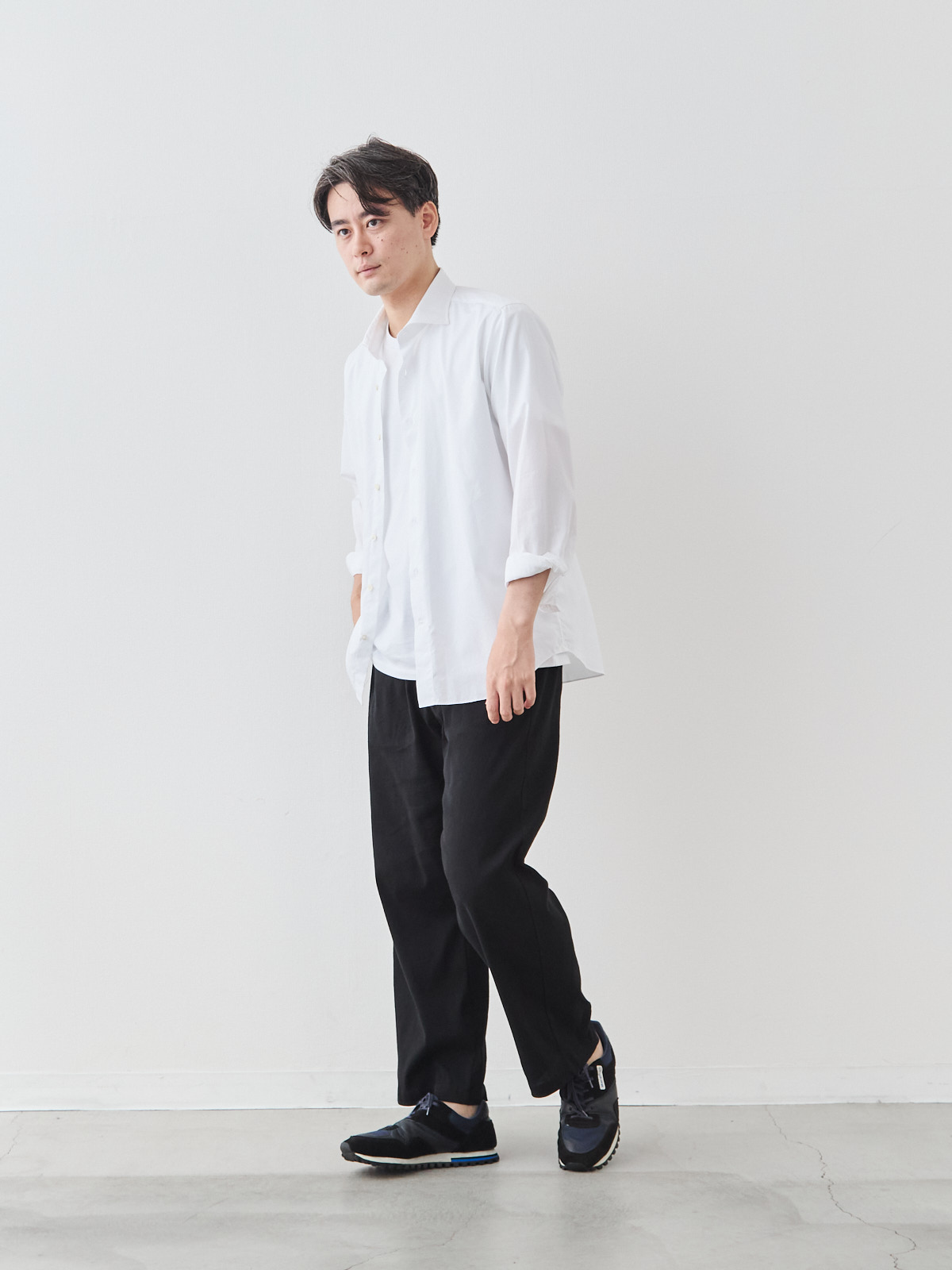 モデル 181cm 71kg ウエスト82cm サイズ L