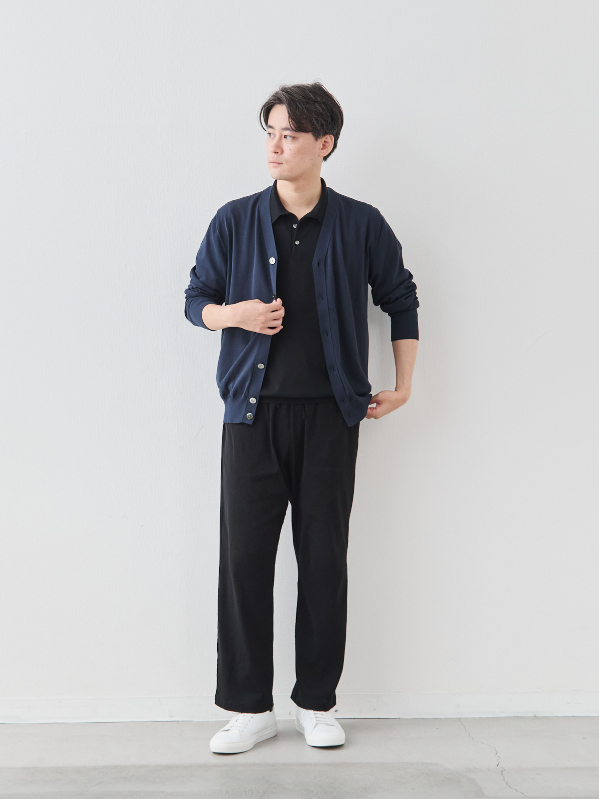 モデル 181cm 71kg ウエスト82cm サイズ L
