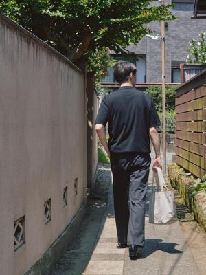 モデル 181cm 71kg サイズ L ※別カラー(ブラック)着用