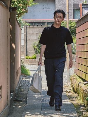 モデル 181cm 71kg サイズ L ※別カラー(ブラック)着用