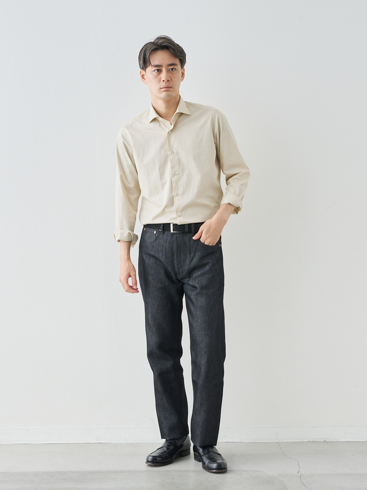 モデル 181cm 71kg ウエスト82cm サイズ L