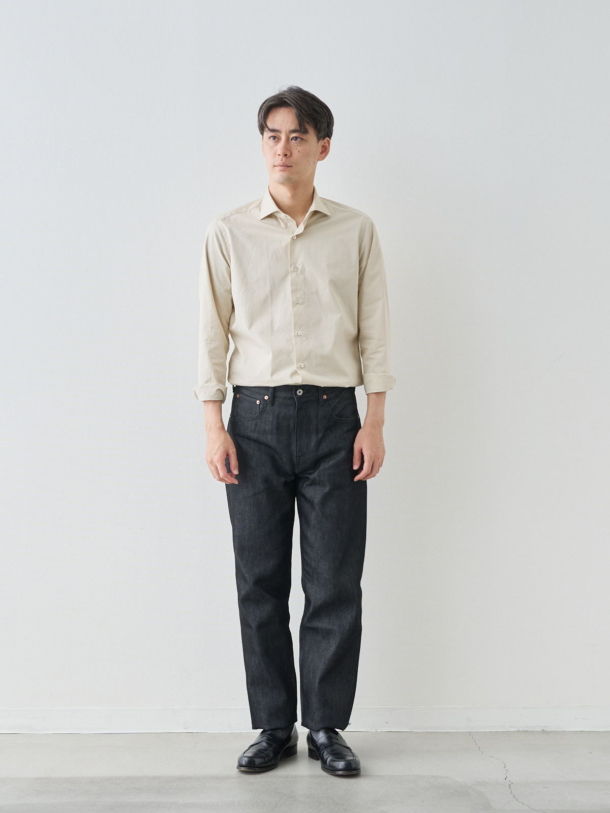 モデル 181cm 71kg ウエスト82cm サイズ L