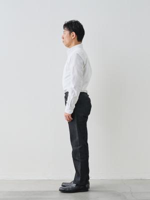 モデル 171cm 70kg ウエスト85cm サイズ M