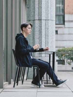 モデル 181cm 71kg サイズ L