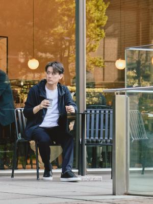 モデル 181cm 71kg サイズ L