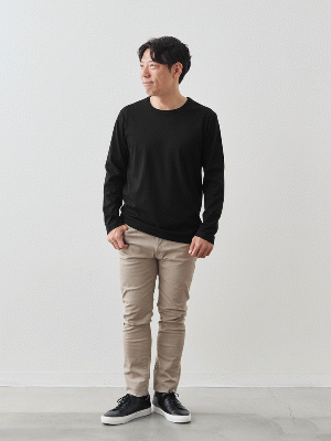 モデル 171cm 70kg サイズ L