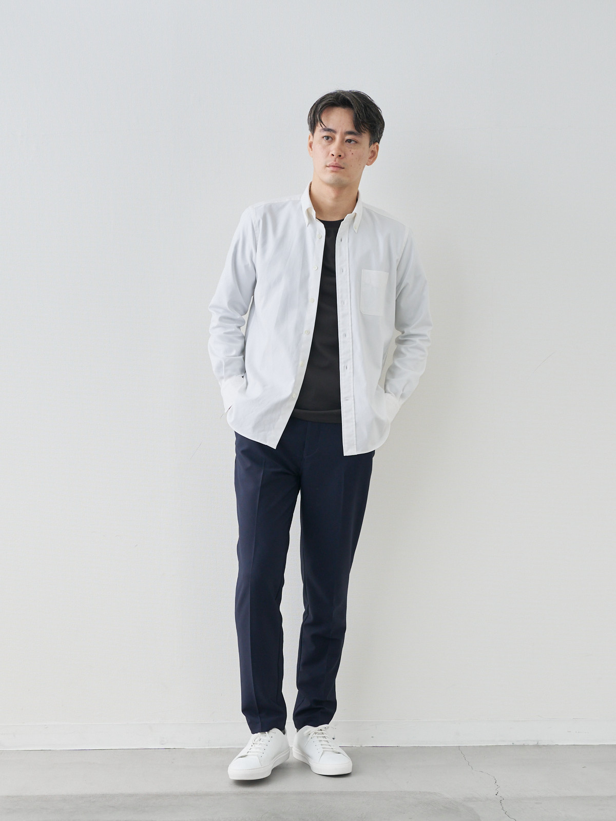 モデル 181cm 71kg ウエスト82cm サイズ L