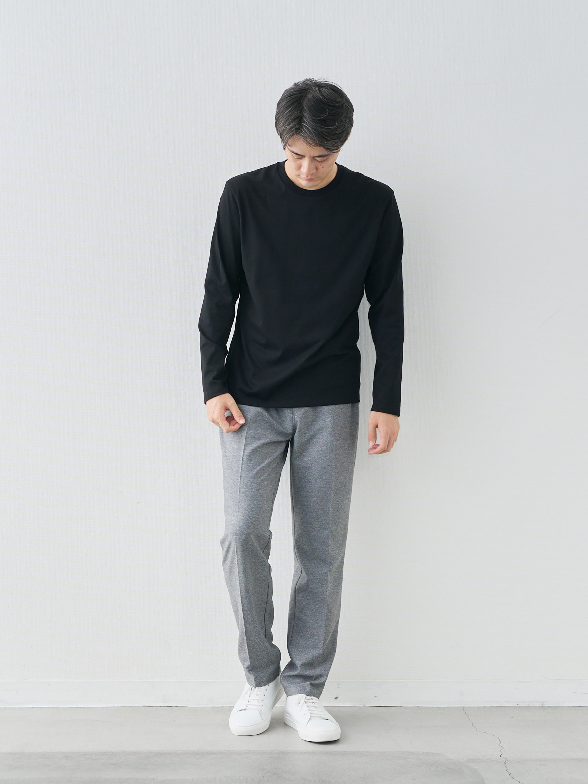モデル 181cm 71kg ウエスト82cm サイズ L