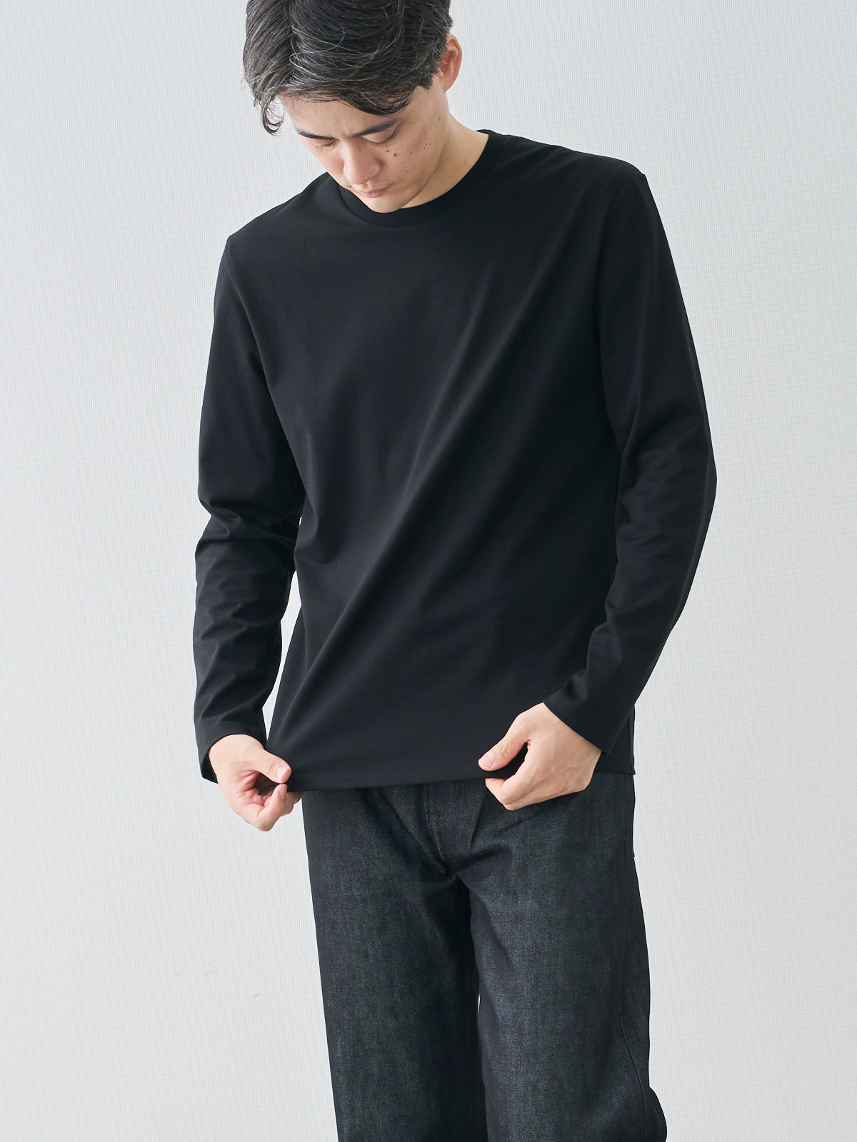 モデル 181cm 71kg ウエスト82cm サイズ L