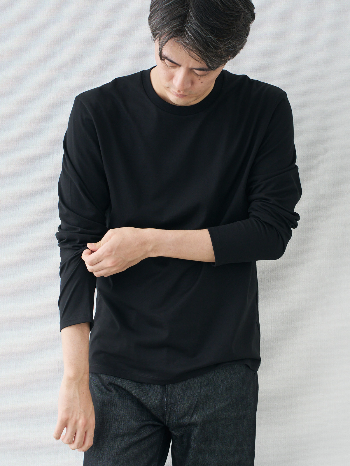 モデル 181cm 71kg ウエスト82cm サイズ L