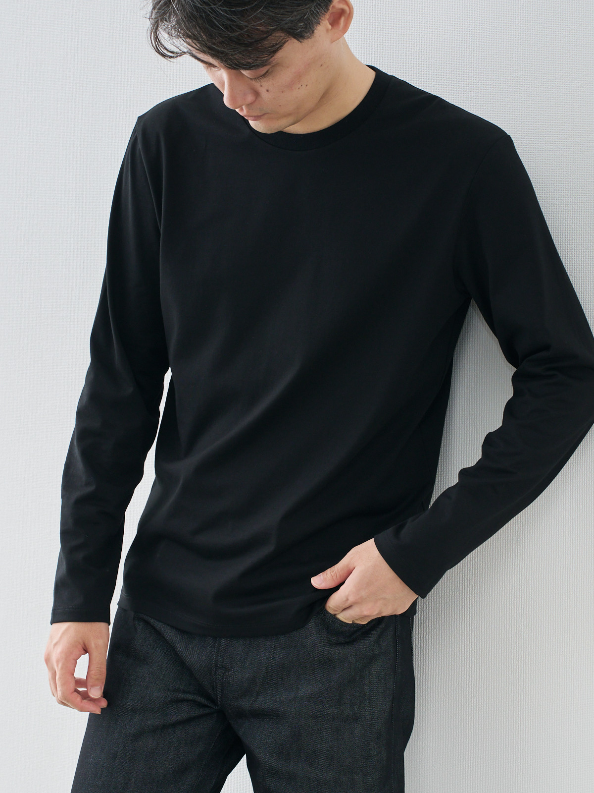 モデル 181cm 71kg ウエスト82cm サイズ L