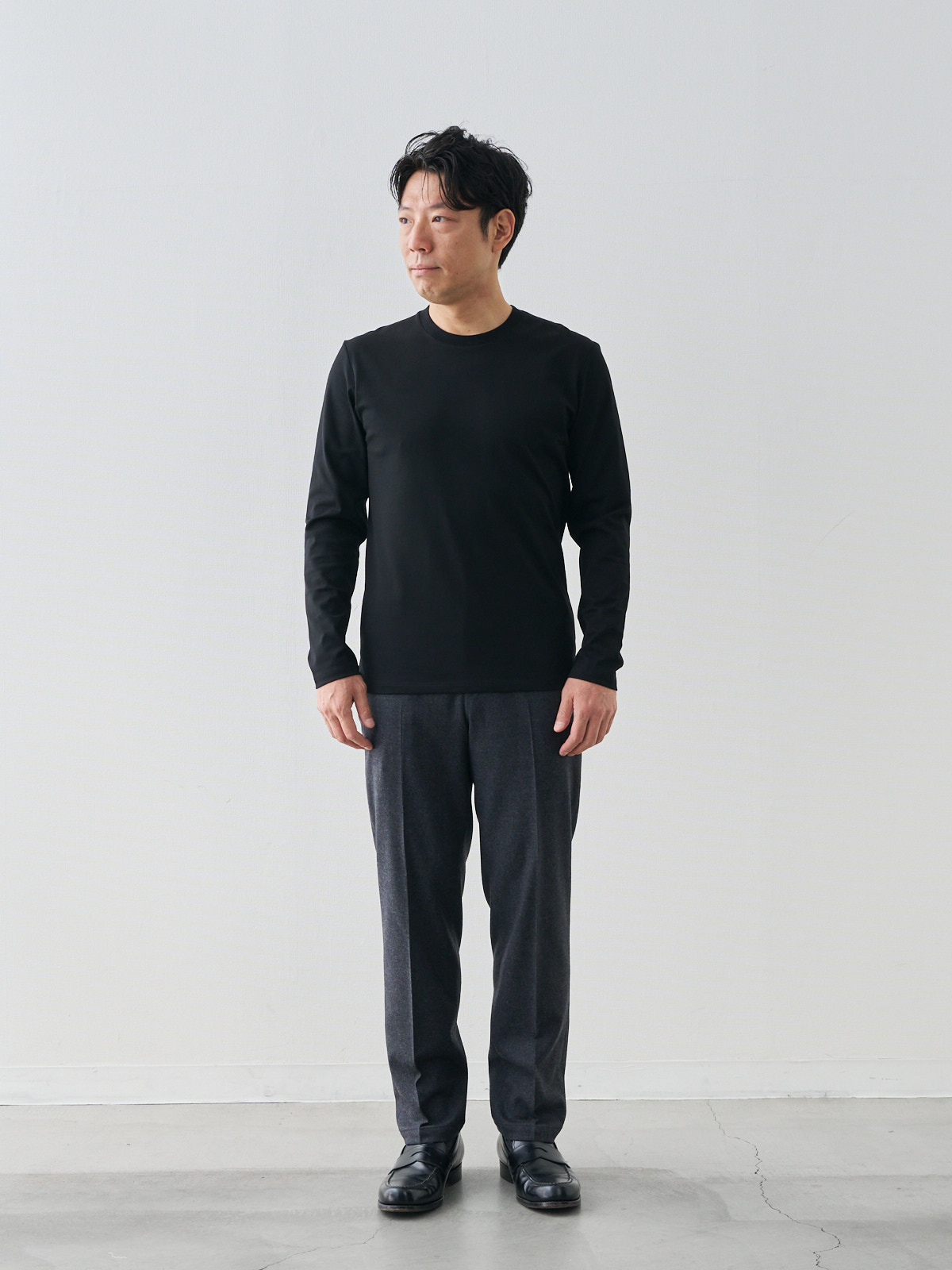 モデル 171cm 70kg ウエスト85cm サイズ M