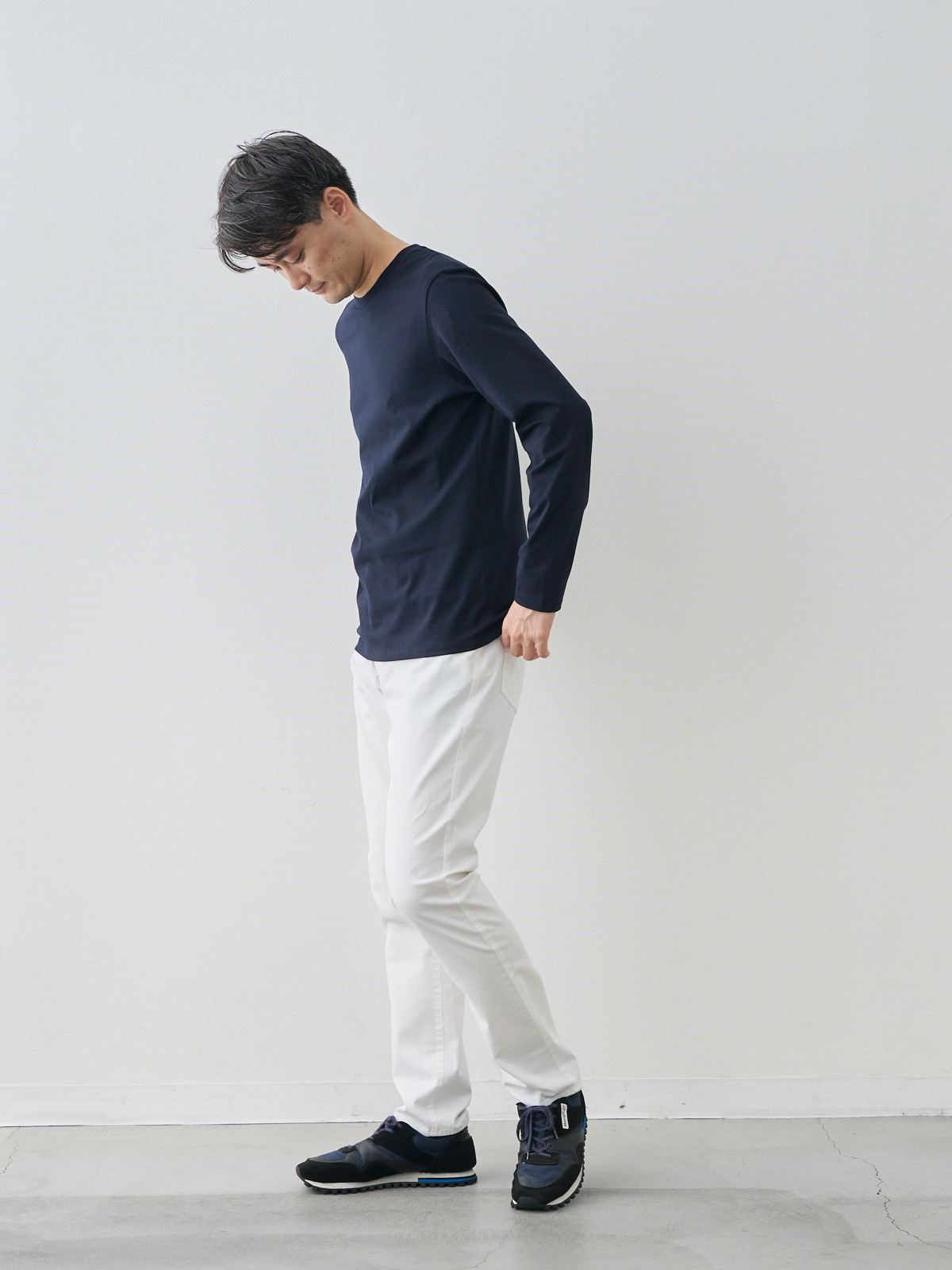 モデル 181cm 71kg ウエスト82cm サイズ L