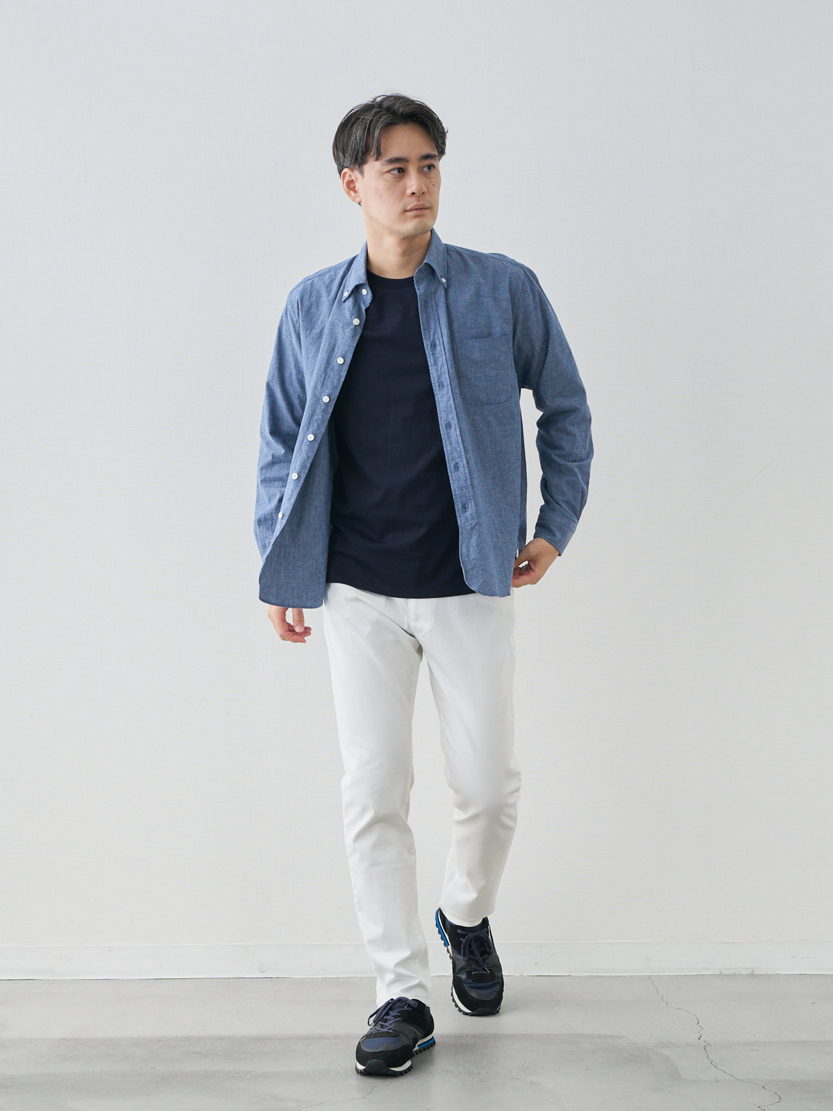 モデル 181cm 71kg ウエスト82cm サイズ L