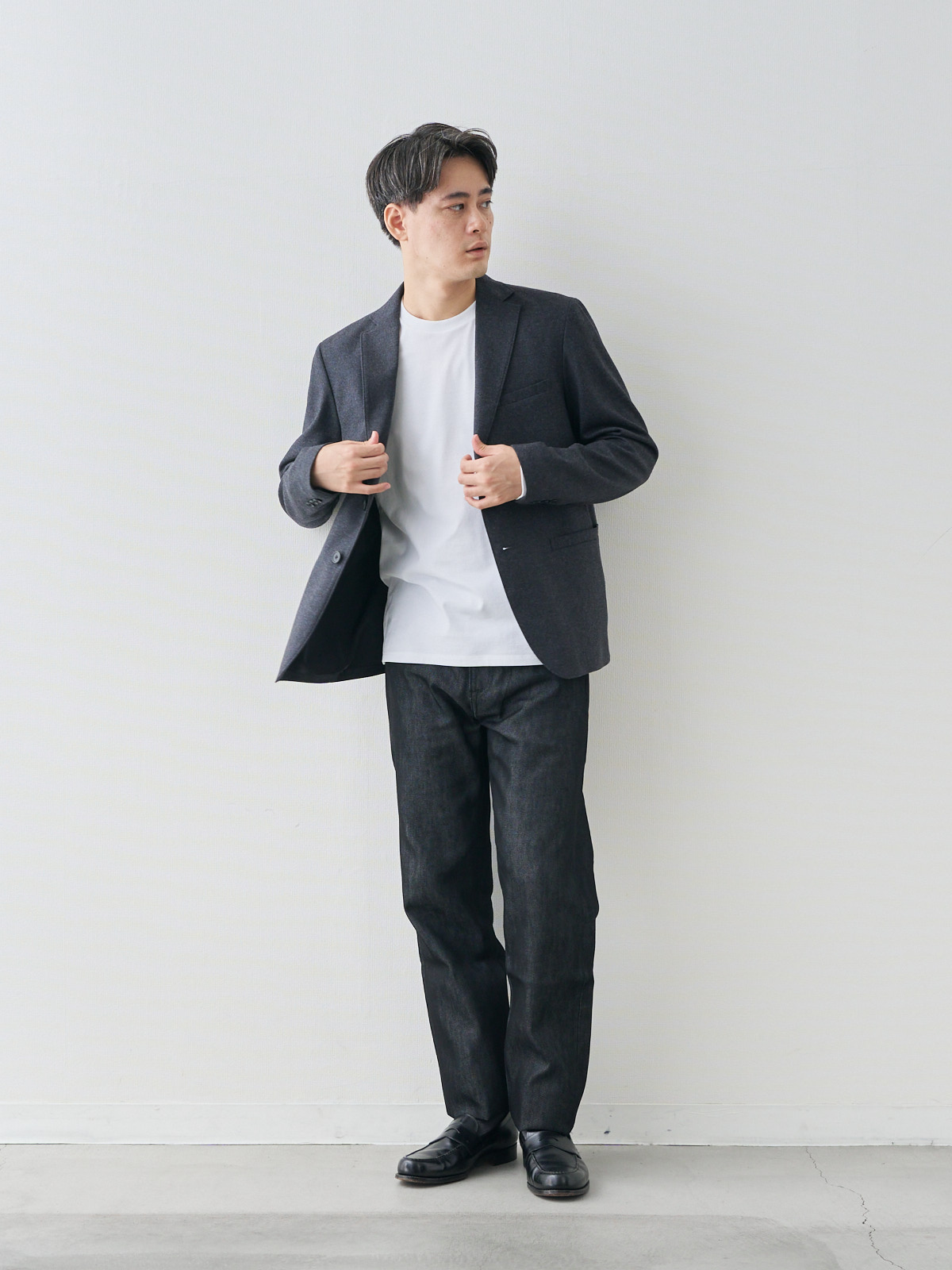 モデル 181cm 71kg ウエスト82cm サイズ L