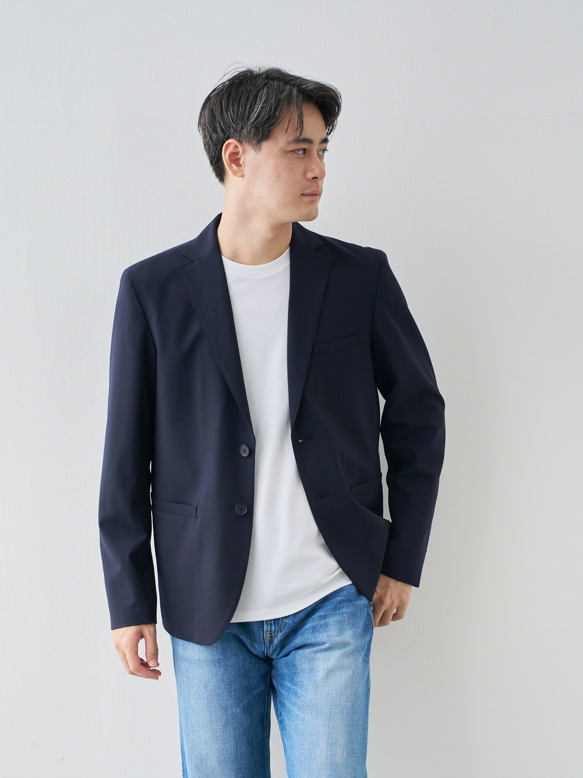 モデル 181cm 71kg ウエスト82cm サイズ L