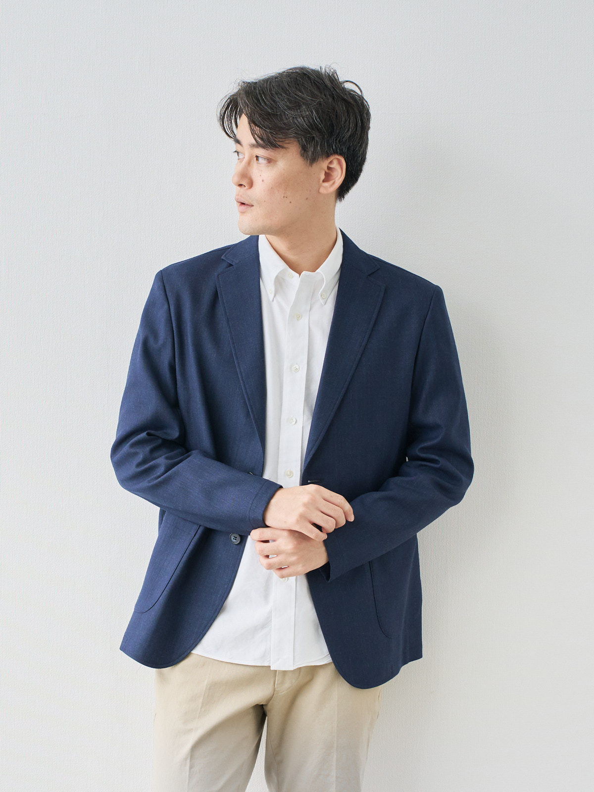 モデル 181cm 71kg ウエスト82cm サイズ L