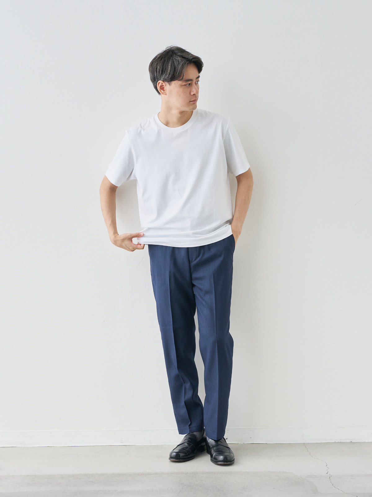 モデル 181cm 71kg ウエスト82cm サイズ L