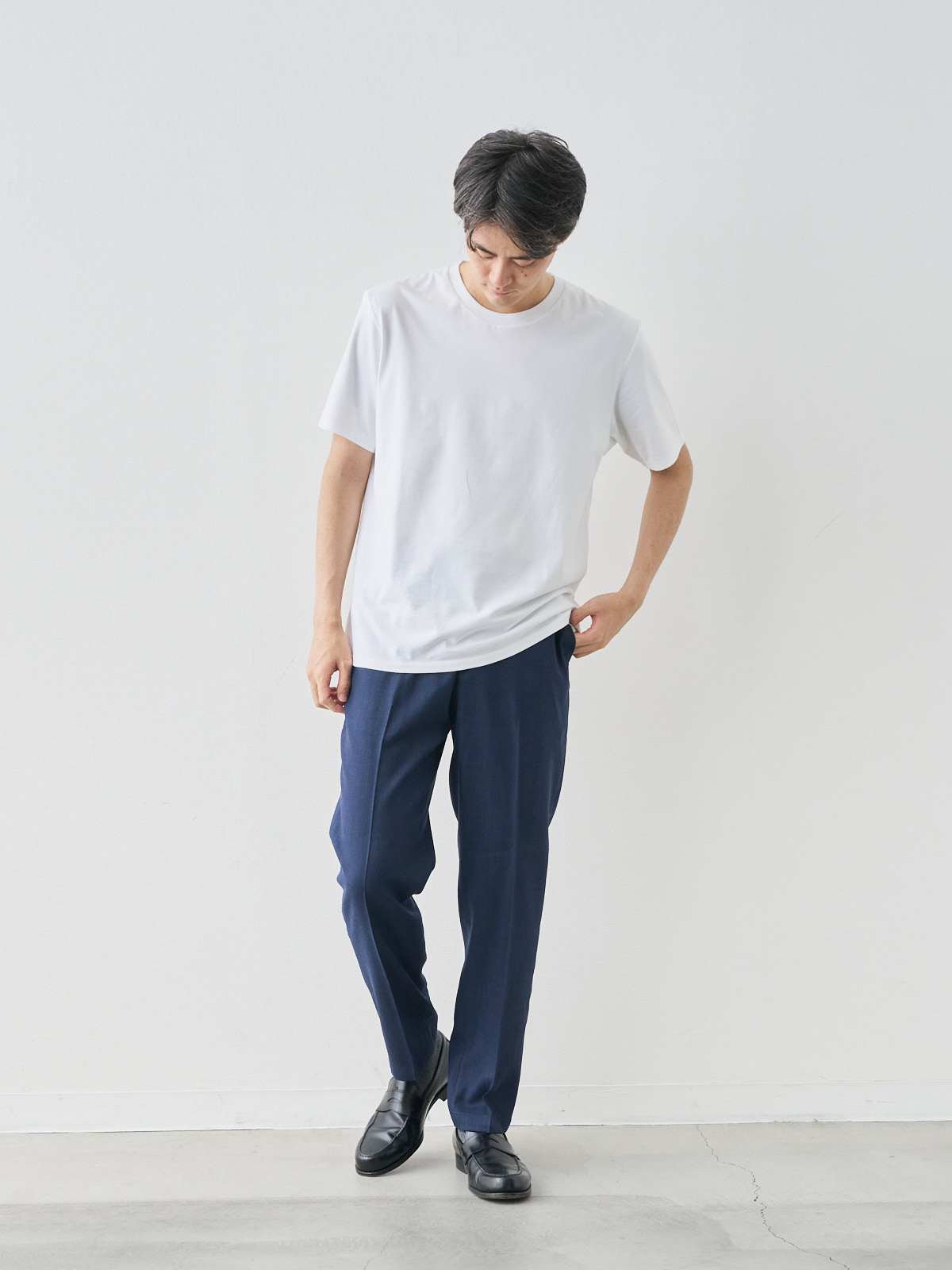 モデル 181cm 71kg ウエスト82cm サイズ L