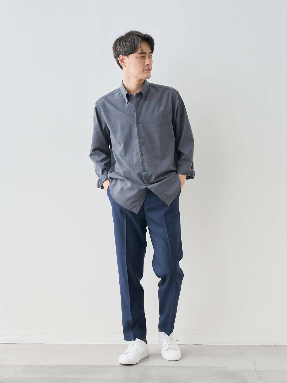 モデル 181cm 71kg ウエスト82cm サイズ L