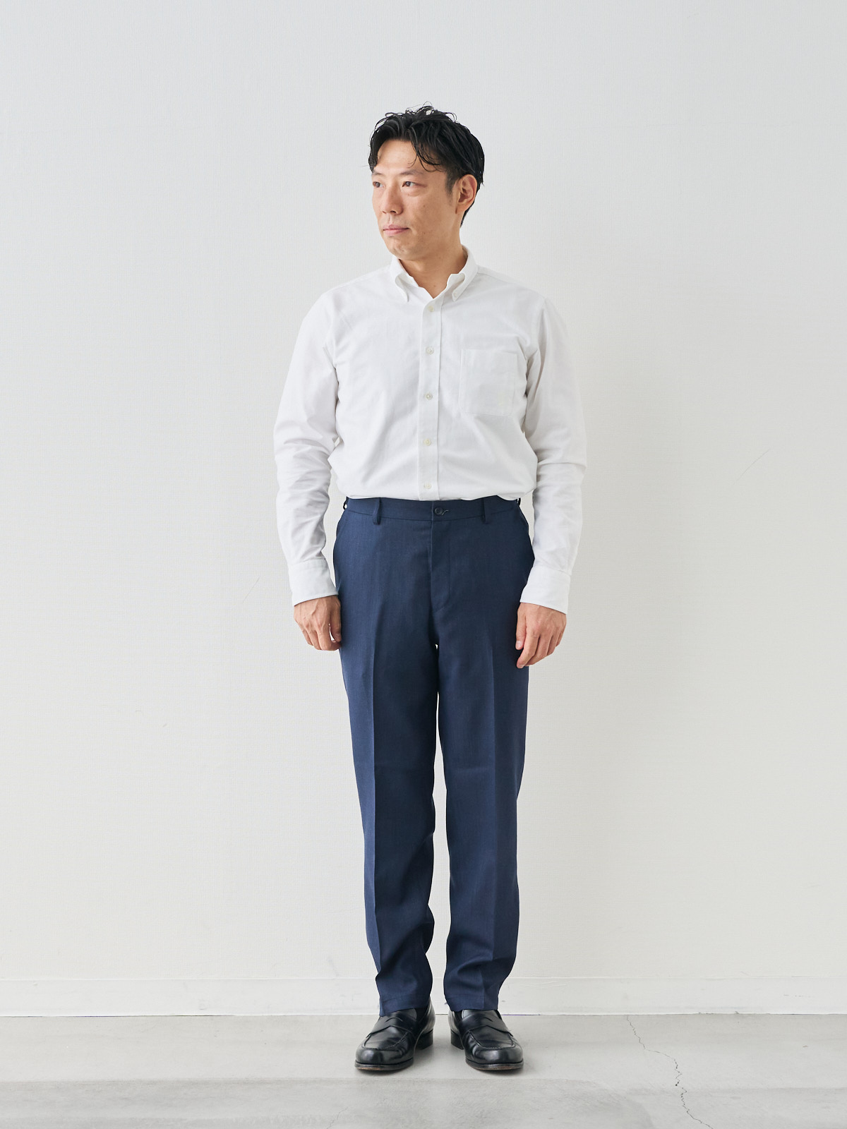 モデル 171cm 70kg ウエスト85cm サイズ L