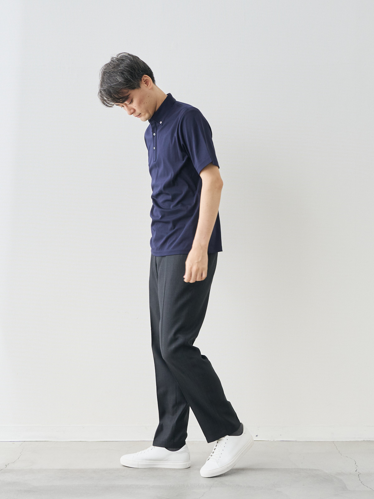 モデル 181cm 71kg ウエスト82cm サイズ L