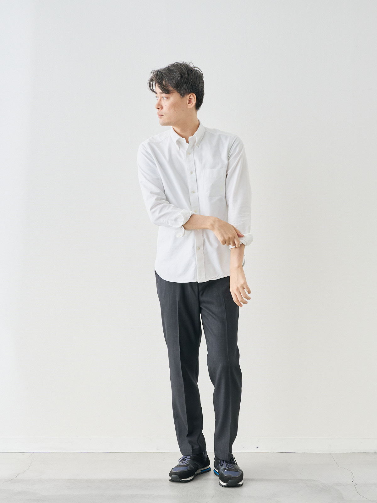 モデル 181cm 71kg ウエスト82cm サイズ L