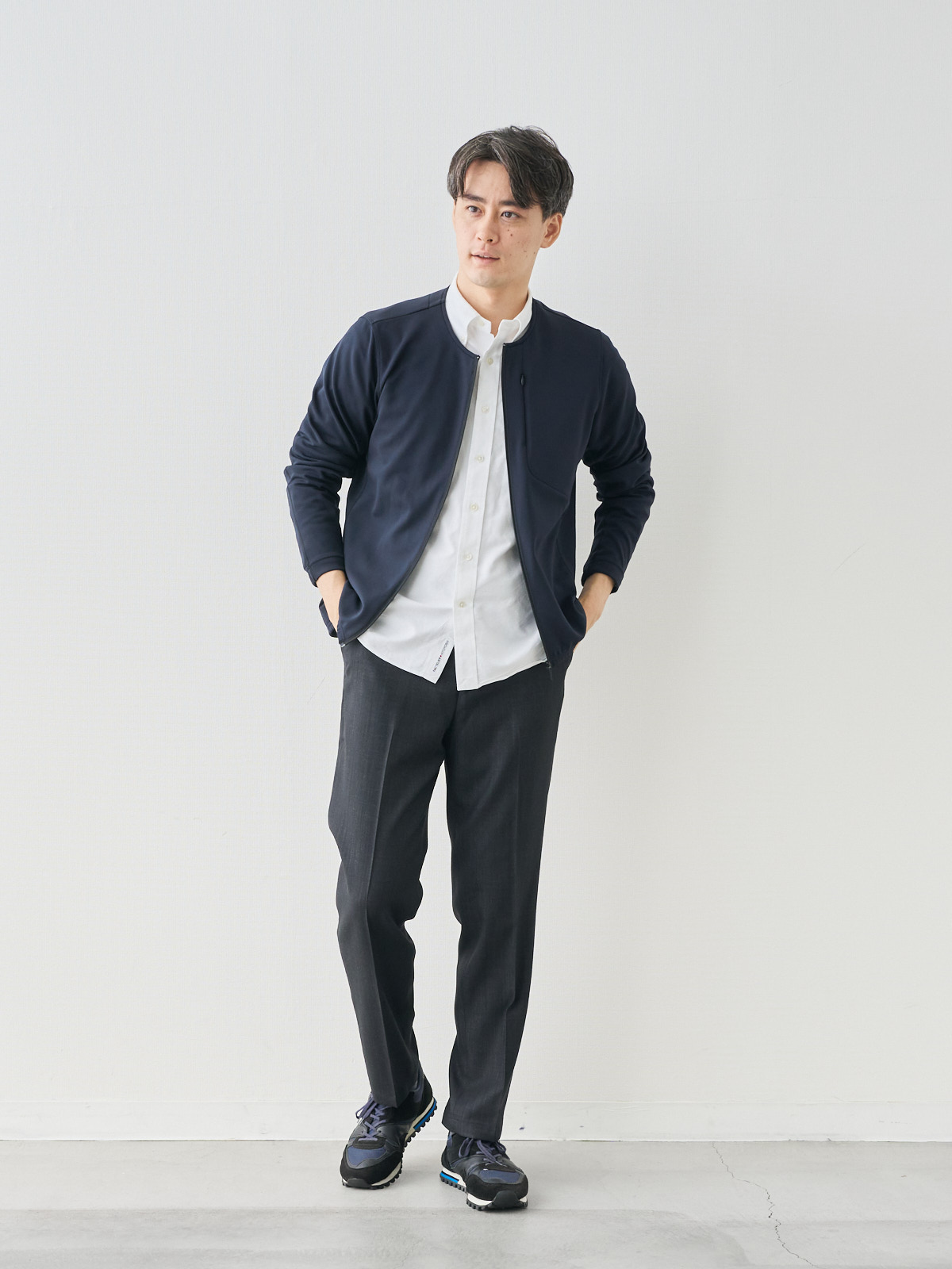 モデル 181cm 71kg ウエスト82cm サイズ L