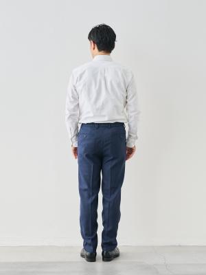 モデル 171cm 70kg ウエスト85cm サイズ M カラー:インディゴブルー