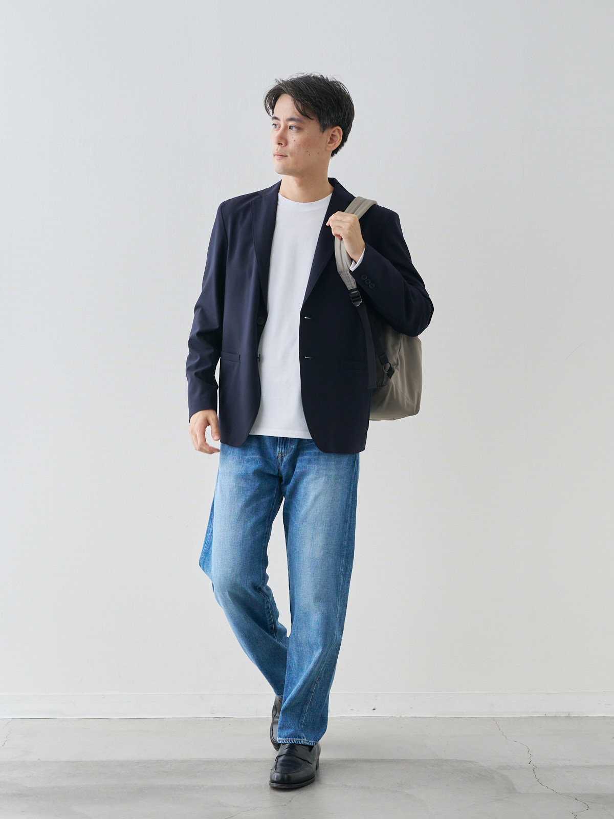 モデル 181cm 71kg ウエスト82cm サイズ L
