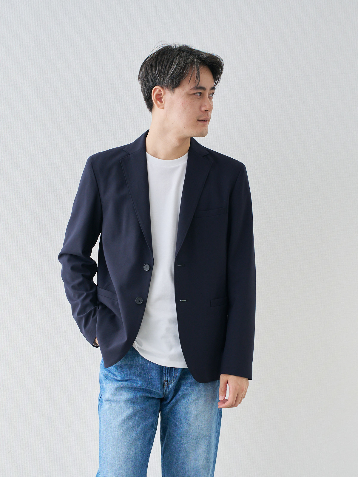 モデル 181cm 71kg ウエスト82cm サイズ L